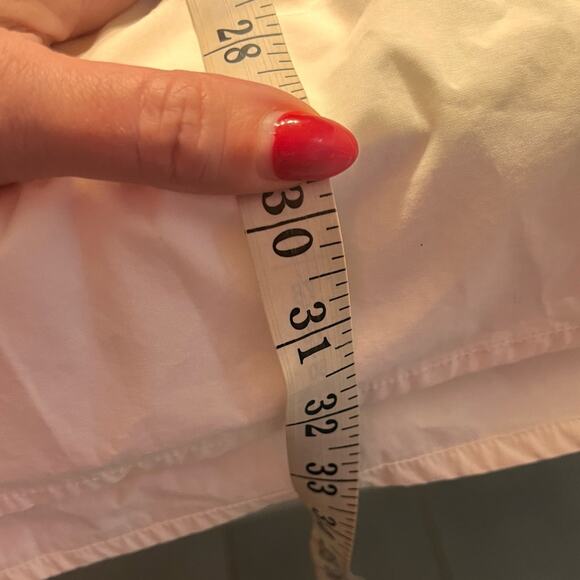 Madewell White Tie Front Poplin Mini Dress size 2 - Picture 16 of 16